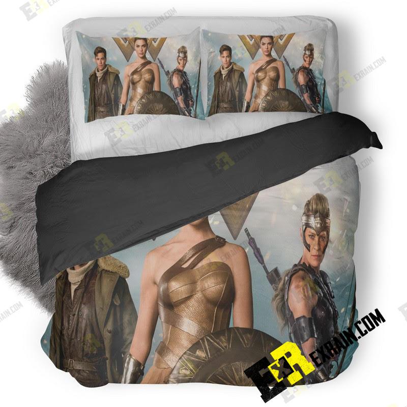 Wonder Woman 3D Customized Duvet Cover Bedding Set