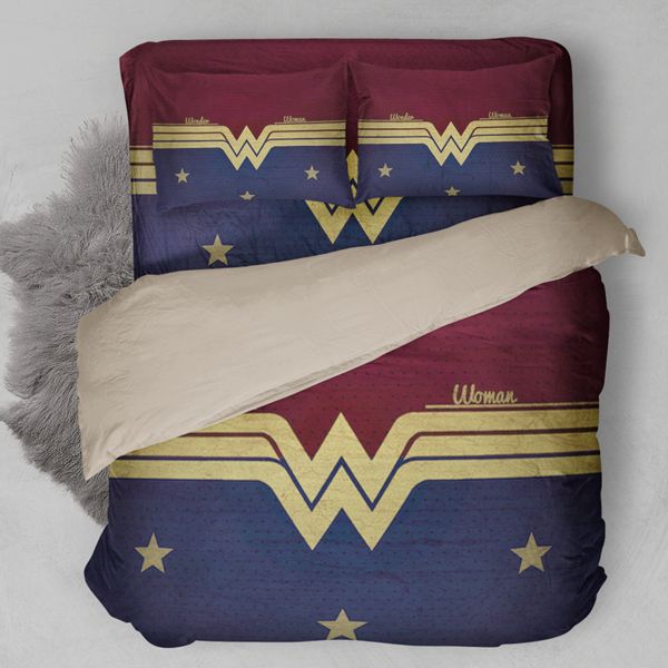 Wonder Woman 3D Customized Duvet Cover Bedding Set