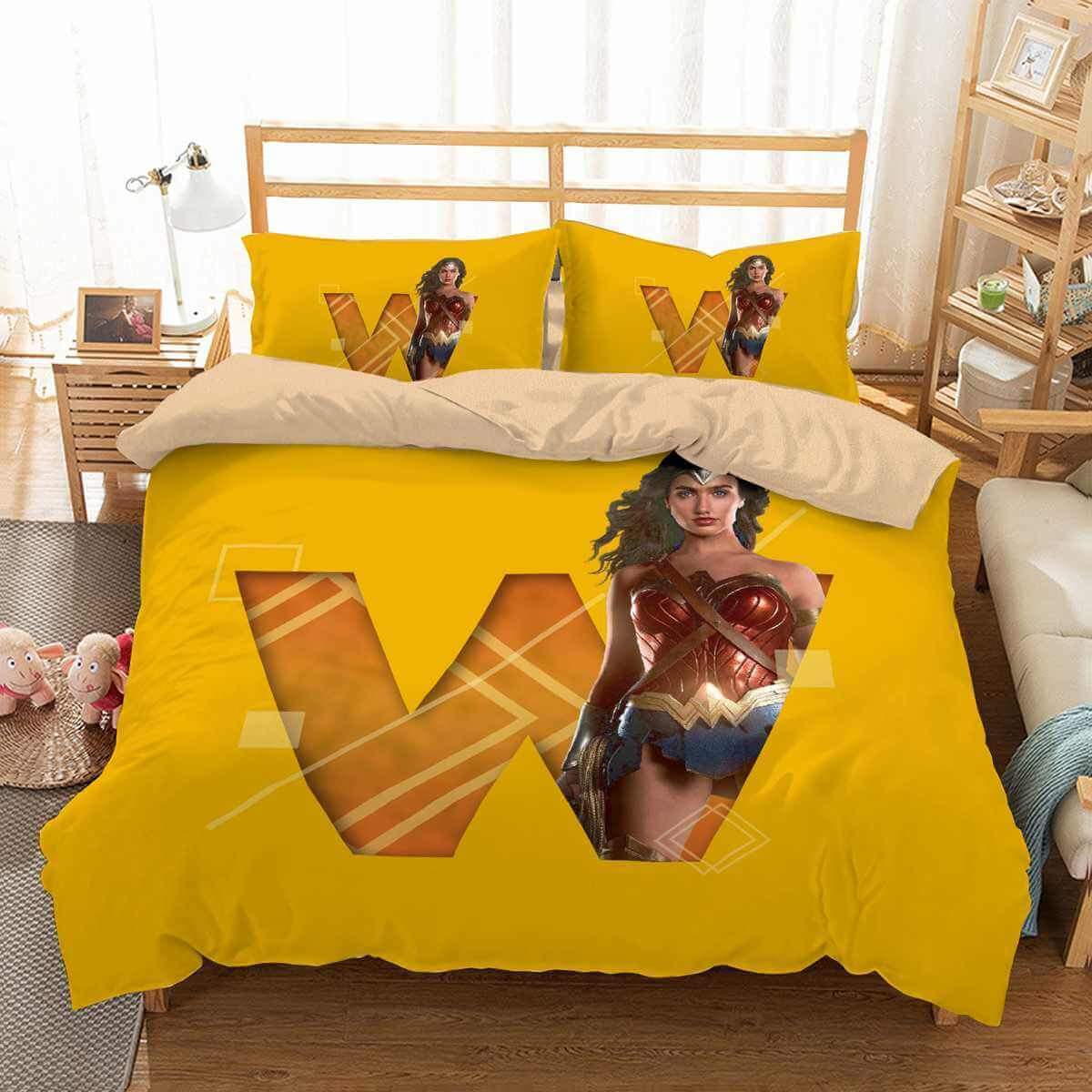 Wonder Woman 3D Customized Duvet Cover Bedding Set