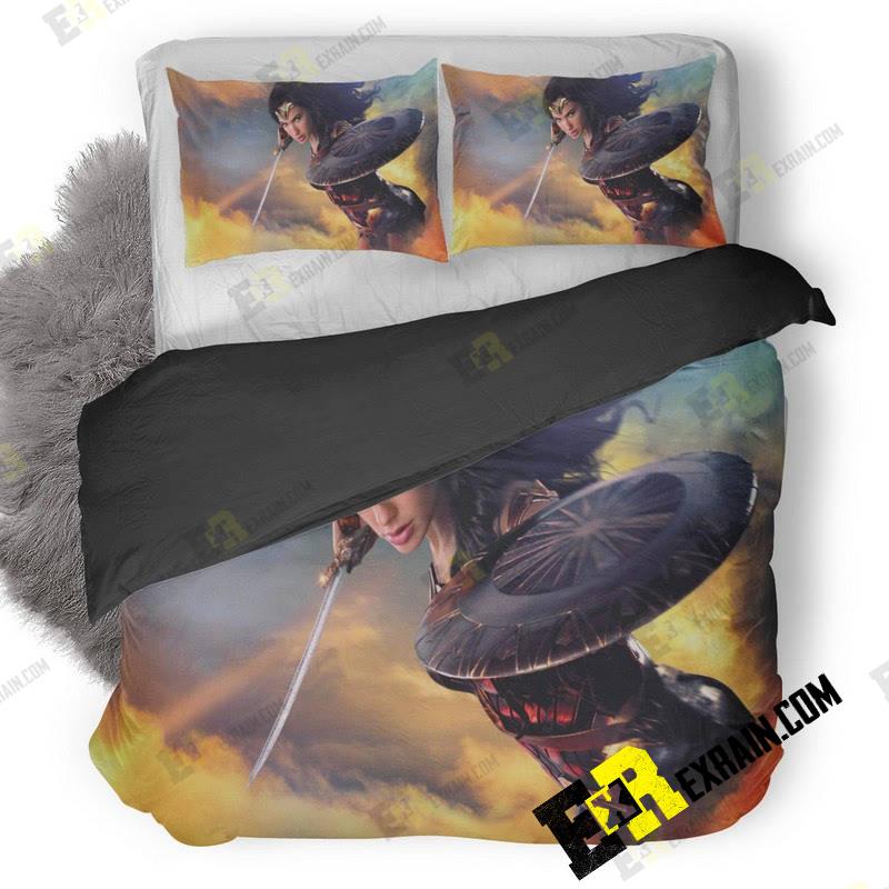 Wonder Woman 8K 23 3D Customized Duvet Cover Bedding Set