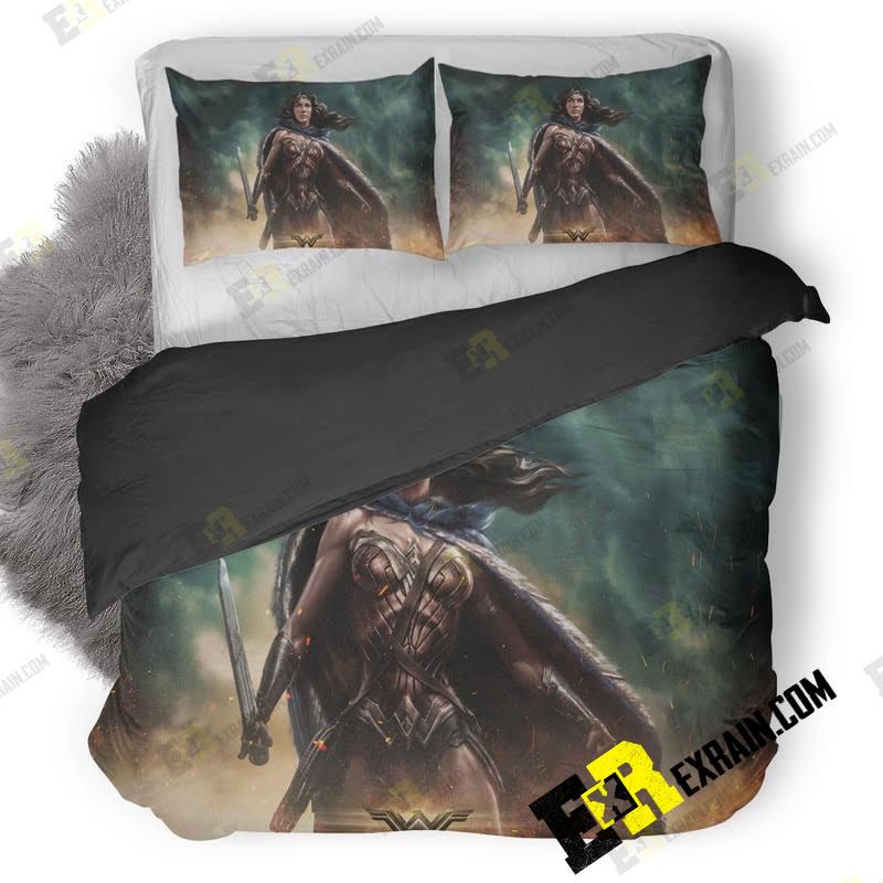 Wonder Woman Al 3D Customized Duvet Cover Bedding Set
