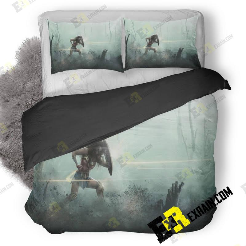 Wonder Woman Artwork Hd Oy 3D Customized Duvet Cover Bedding Set
