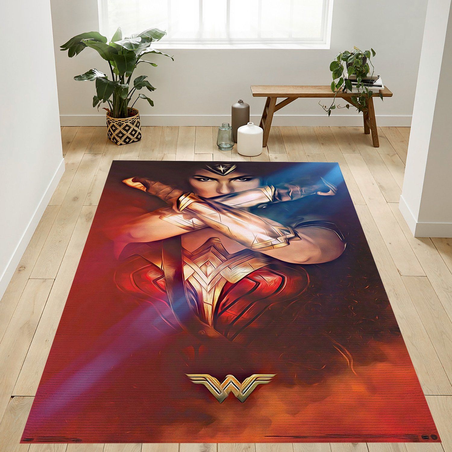 Wonder Woman Bracelets Rectangle Rug – Custom Size And Printing
