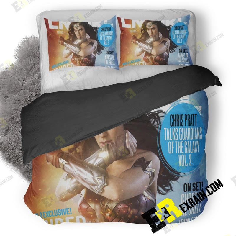 Wonder Woman Empire Magazine New 3D Customized Duvet Cover Bedding Set