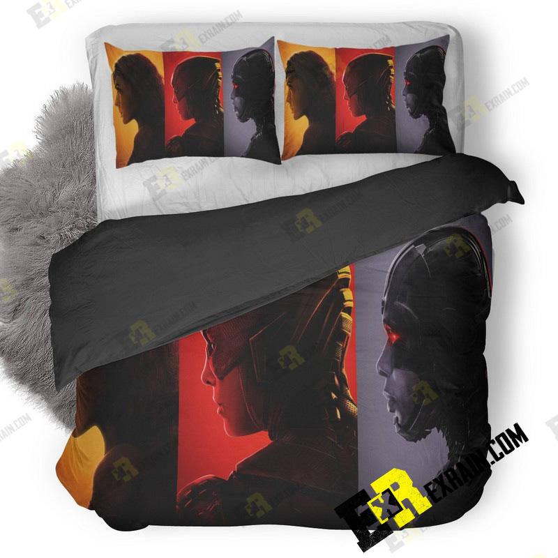 Wonder Woman Flash Cyborg Justice League 3D Customized Duvet Cover Bedding Set