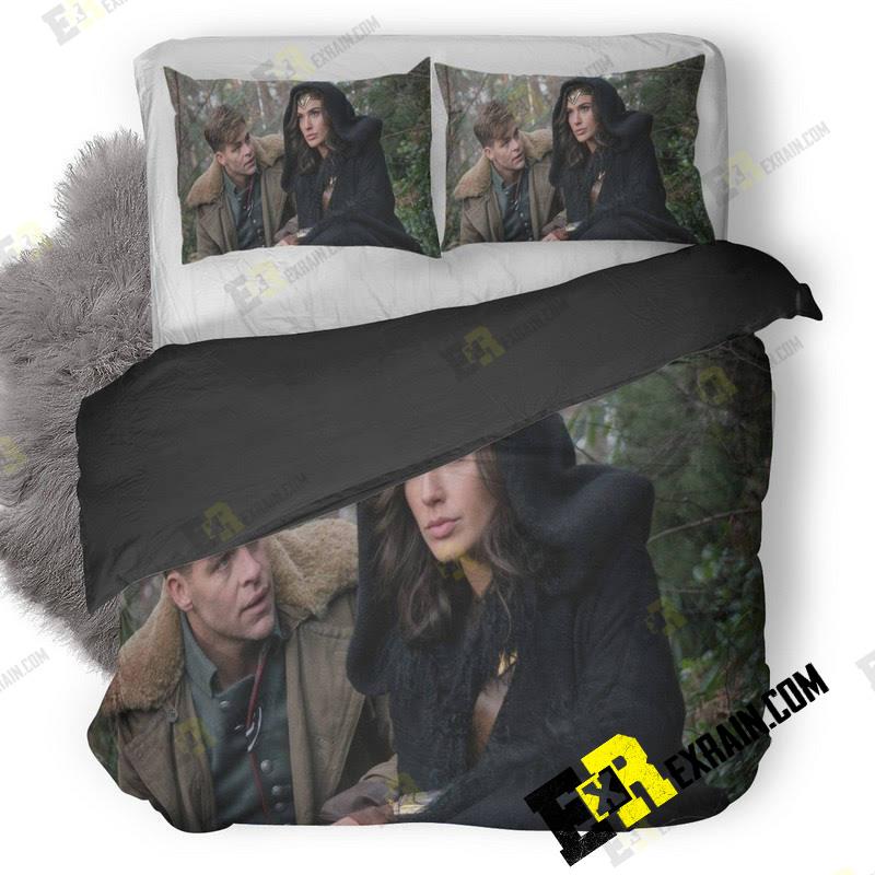 Wonder Woman Gal Gadot Sd 3D Customized Duvet Cover Bedding Set