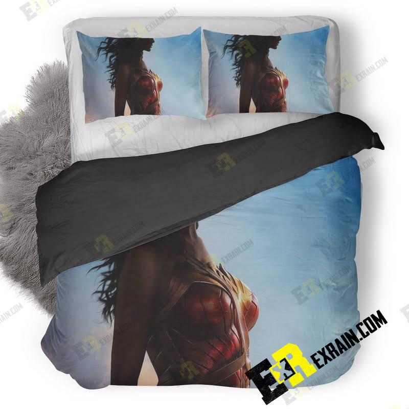 Wonder Woman Image 3D Customized Duvet Cover Bedding Set
