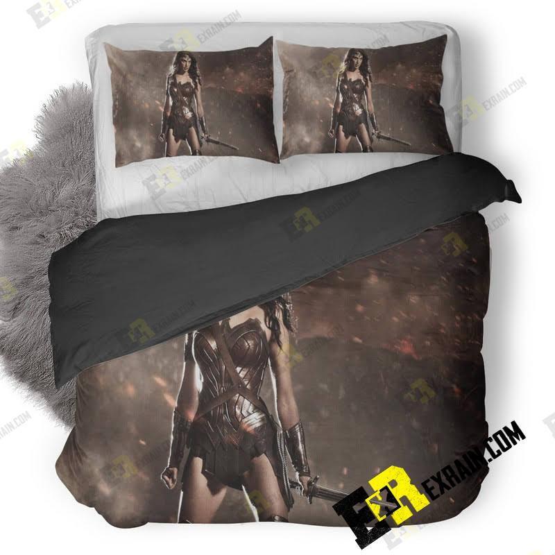Wonder Woman In Batman Vs Superman 3D Customized Duvet Cover Bedding Set