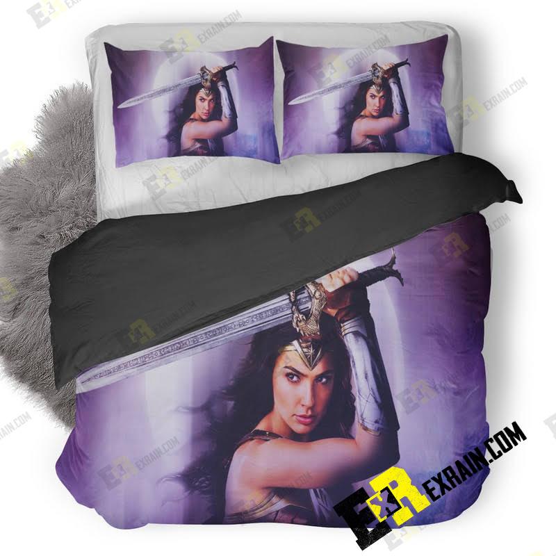 Wonder Woman Justice League 3D Customized Duvet Cover Bedding Set