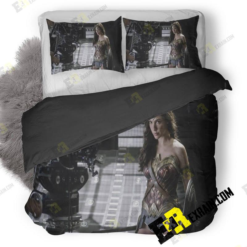 Wonder Woman Justice League Hd Xf 3D Customized Duvet Cover Bedding Set