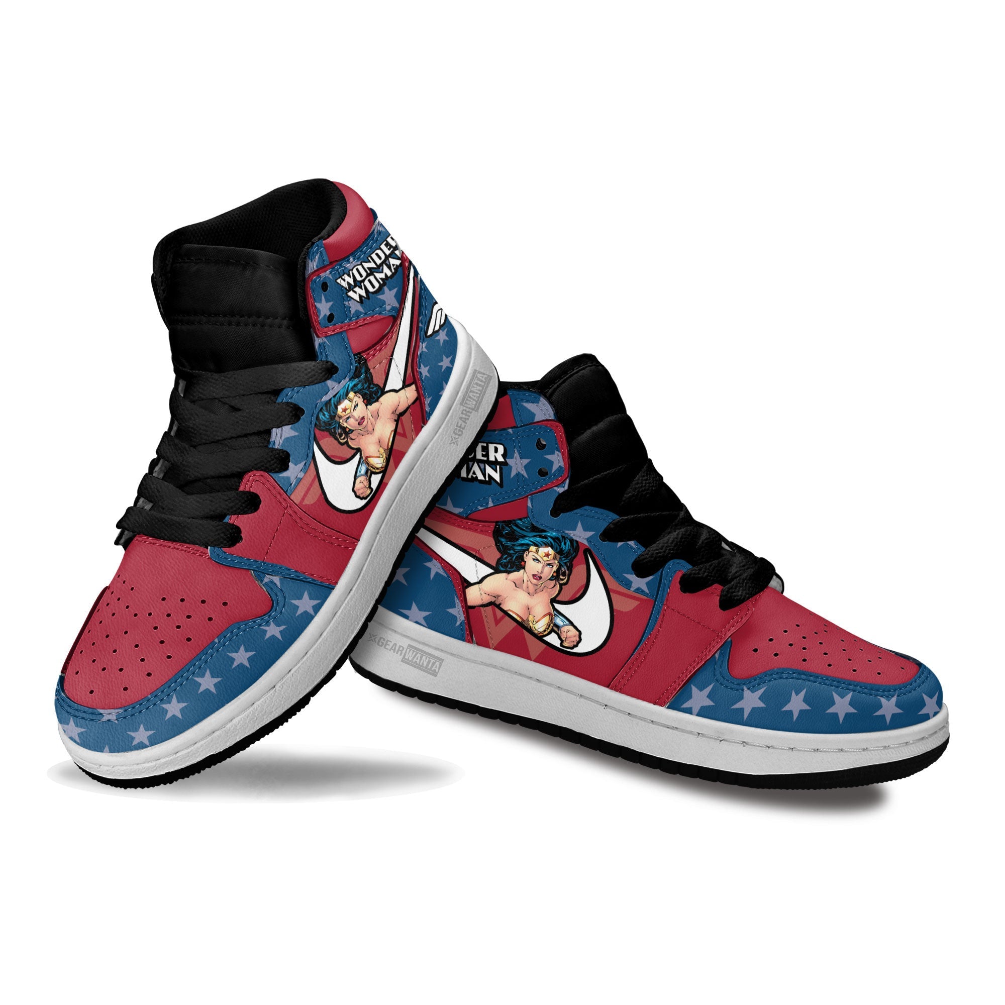 Wonder Woman Kids JD Sneakers Shoes For Kids, Air Jordan Hightop