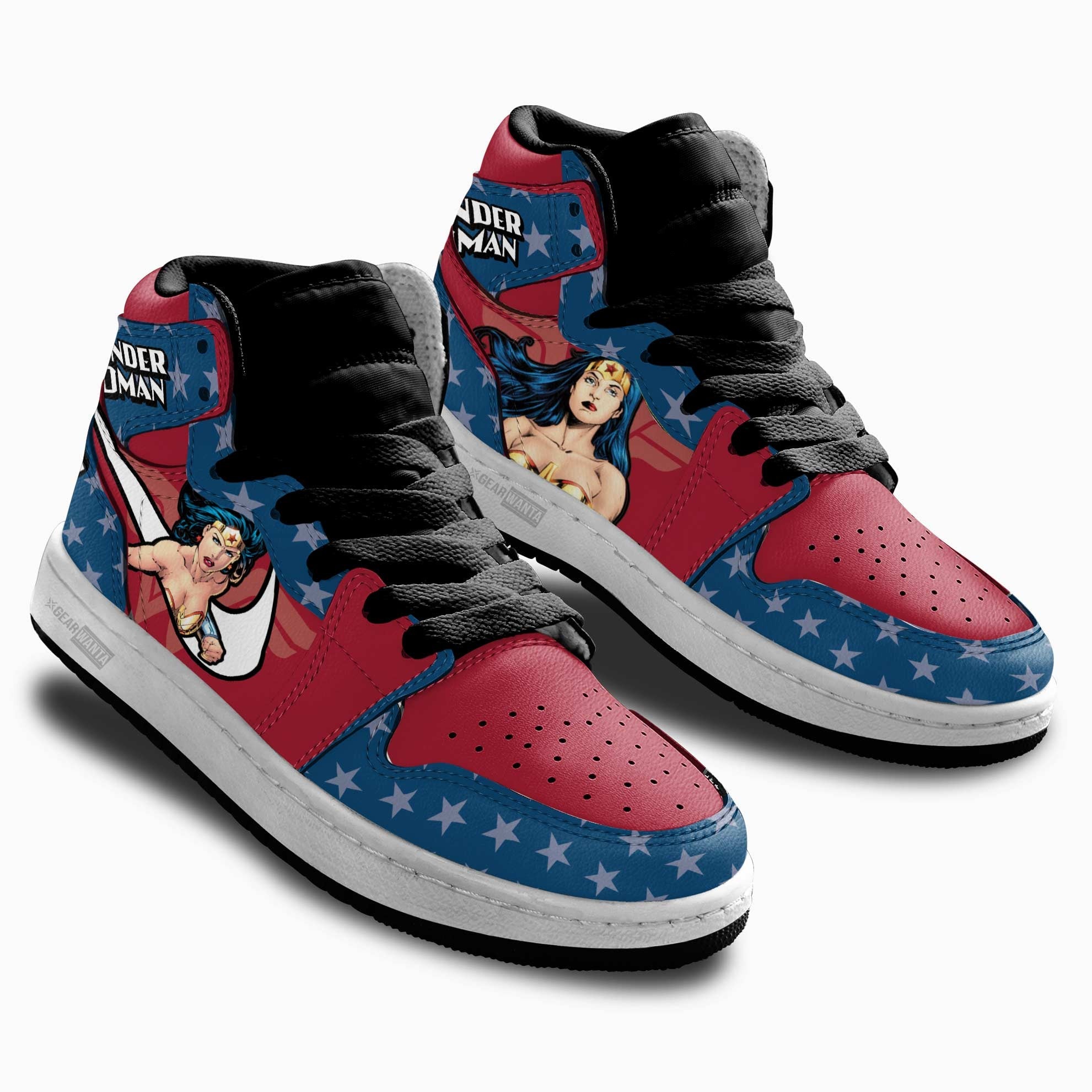 Wonder Woman Kids JD Sneakers Shoes For Kids, Air Jordan Hightop