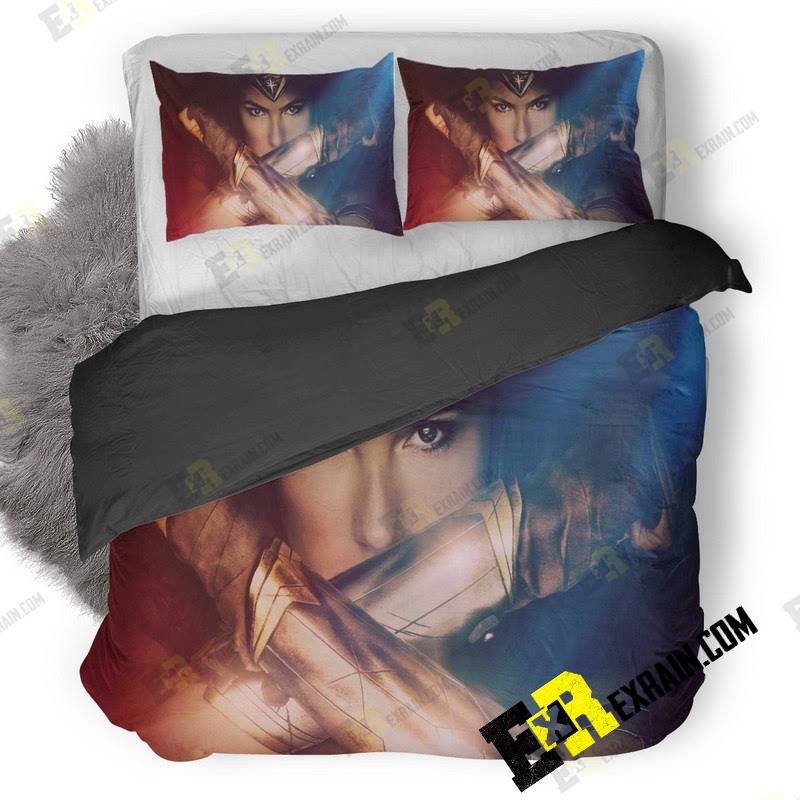 Wonder Woman Poster Img 3D Customized Duvet Cover Bedding Set