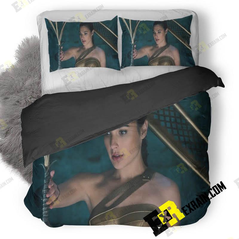 Wonder Woman Touching His Sword Pic 3D Customized Duvet Cover Bedding Set