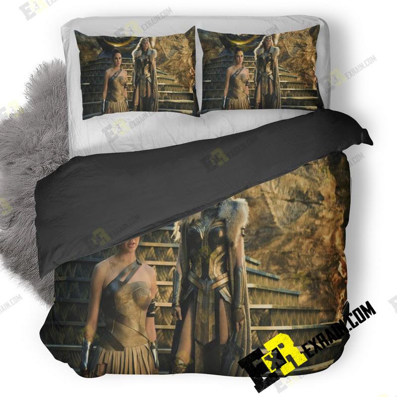 Wonder Woman With Her Mother Hippolyta Lu 3D Customized Duvet Cover Bedding Set