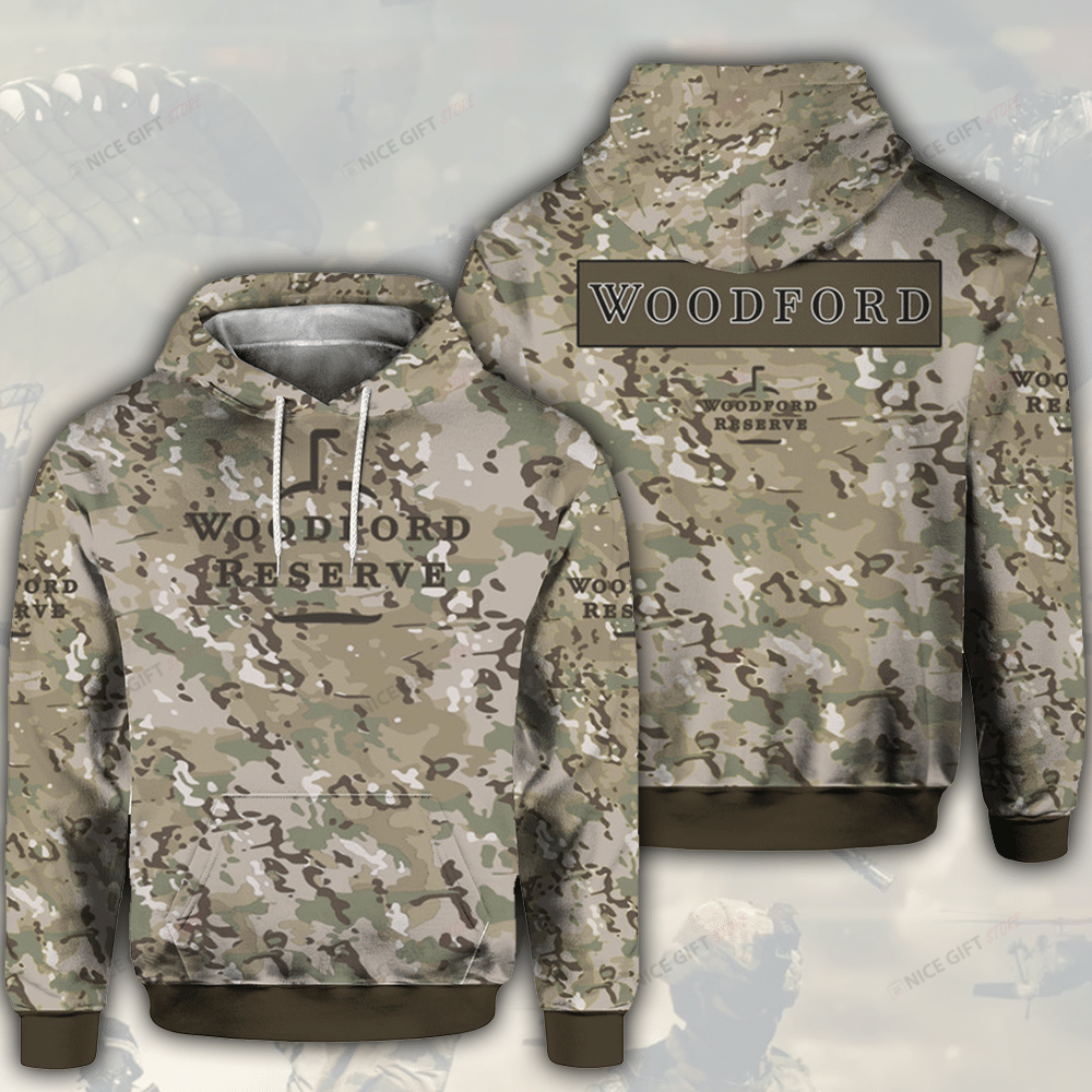 Woodford Reserve Camouflage 3D Hoodie Gift For Fans
