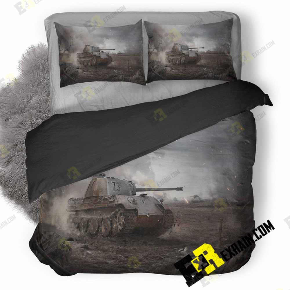World Of Tanks 0W 3D Customized Duvet Cover Bedding Set