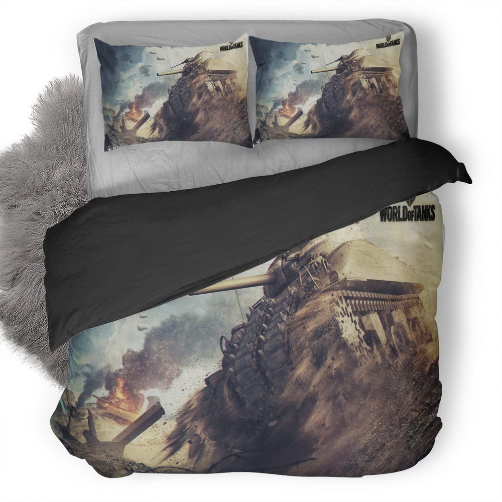 World Of Tanks 11 3D Customized Duvet Cover Bedding Set