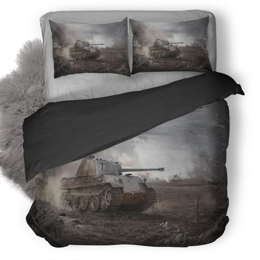 World Of Tanks 15 3D Customized Duvet Cover Bedding Set