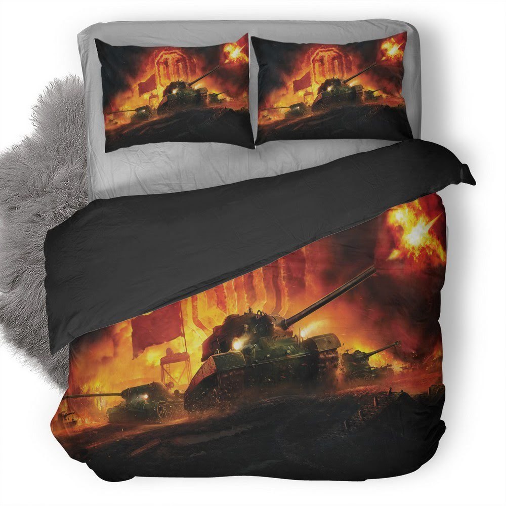 World Of Tanks 27 3D Customized Duvet Cover Bedding Set