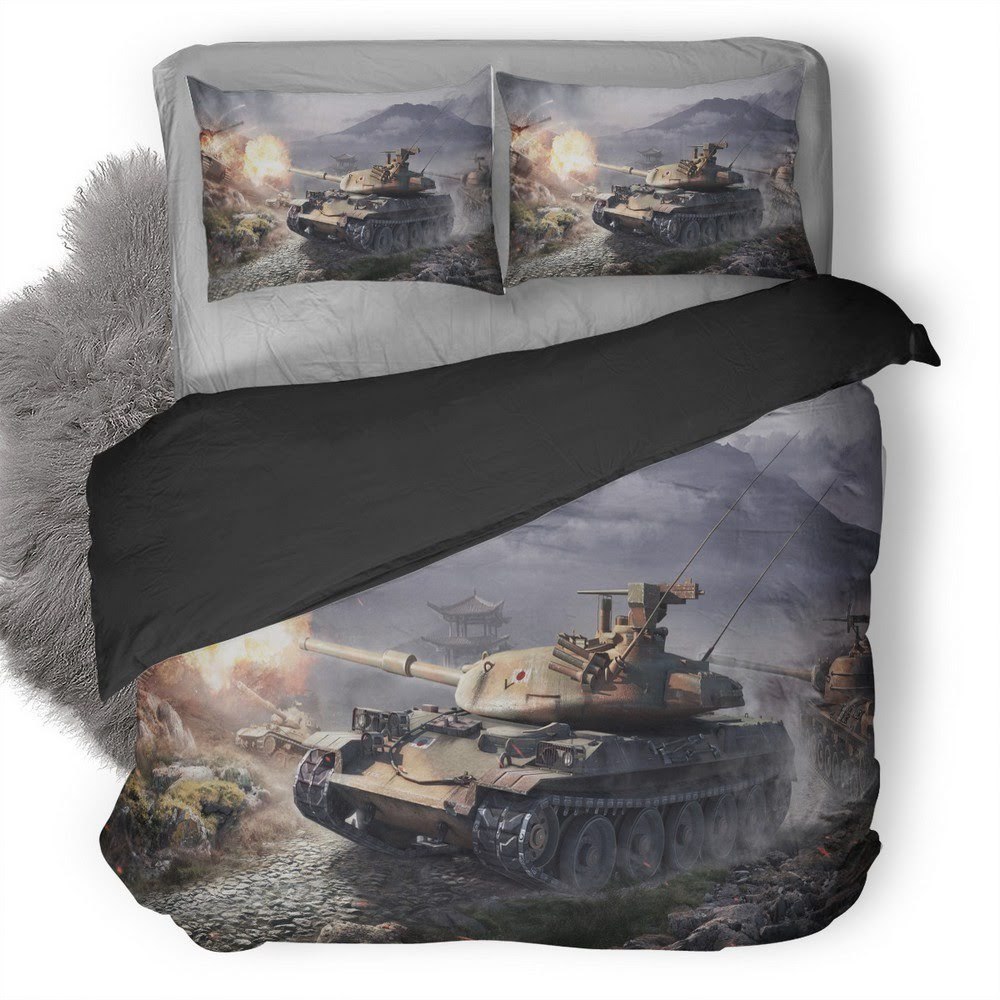 World Of Tanks 29 3D Customized Duvet Cover Bedding Set