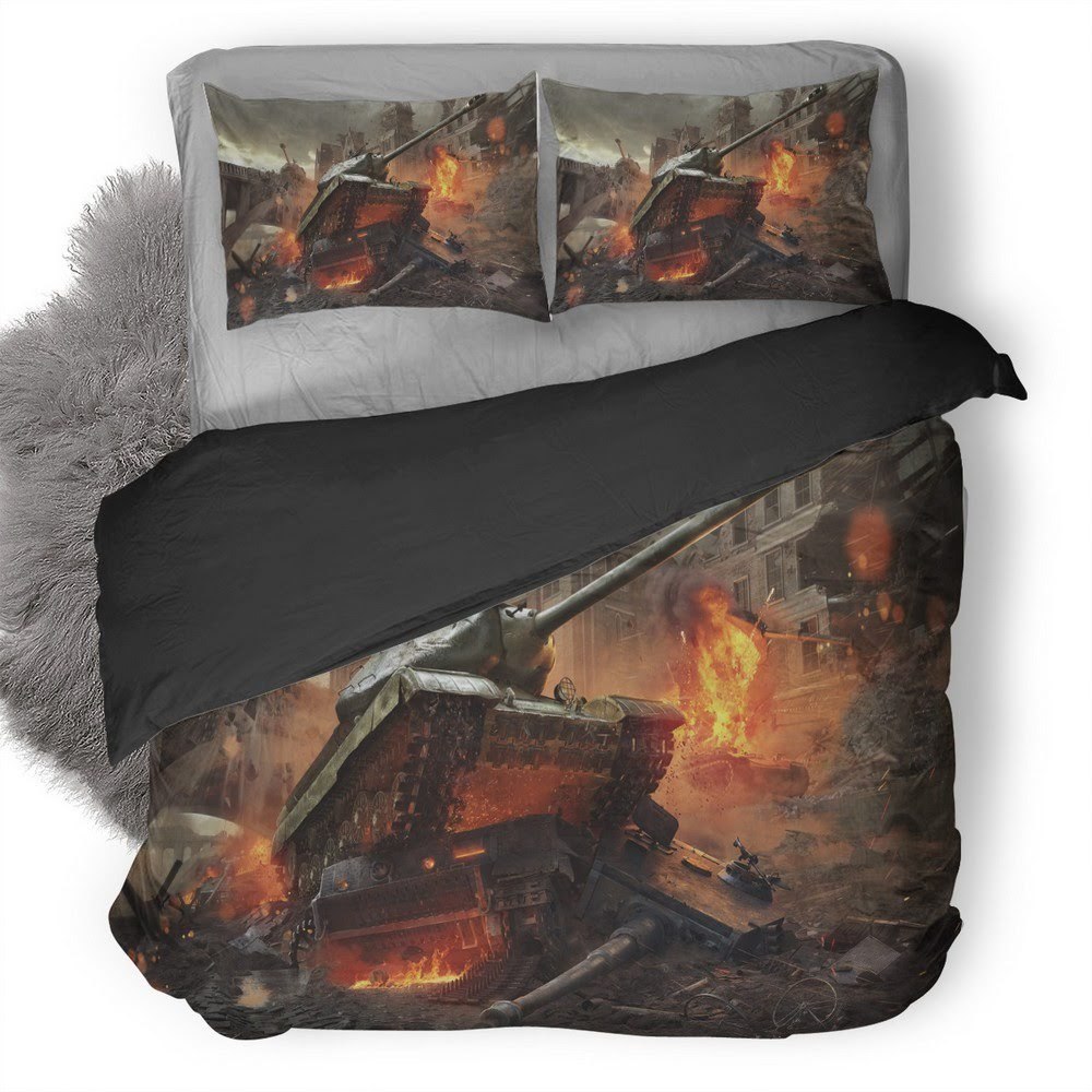 World Of Tanks 31 3D Customized Duvet Cover Bedding Set