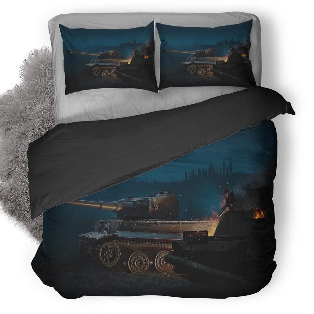 World Of Tanks 33 3D Customized Duvet Cover Bedding Set
