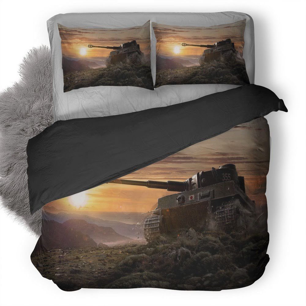 World Of Tanks 35 3D Customized Duvet Cover Bedding Set