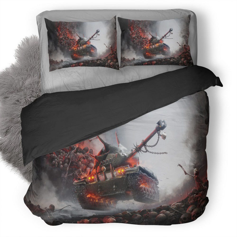 World Of Tanks 38 3D Customized Duvet Cover Bedding Set