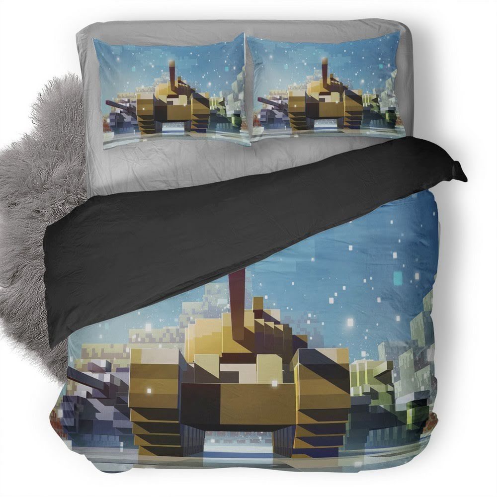 World Of Tanks 3 3D Customized Duvet Cover Bedding Set