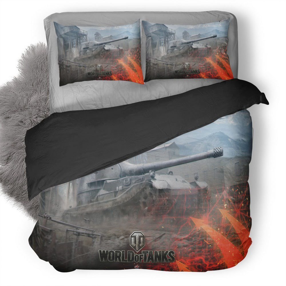 World Of Tanks 3D Customized Duvet Cover Bedding Set
