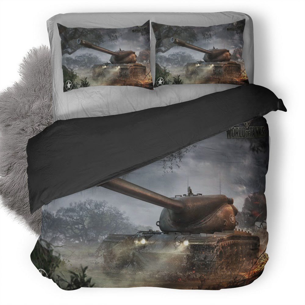 World Of Tanks 3D Customized Duvet Cover Bedding Set