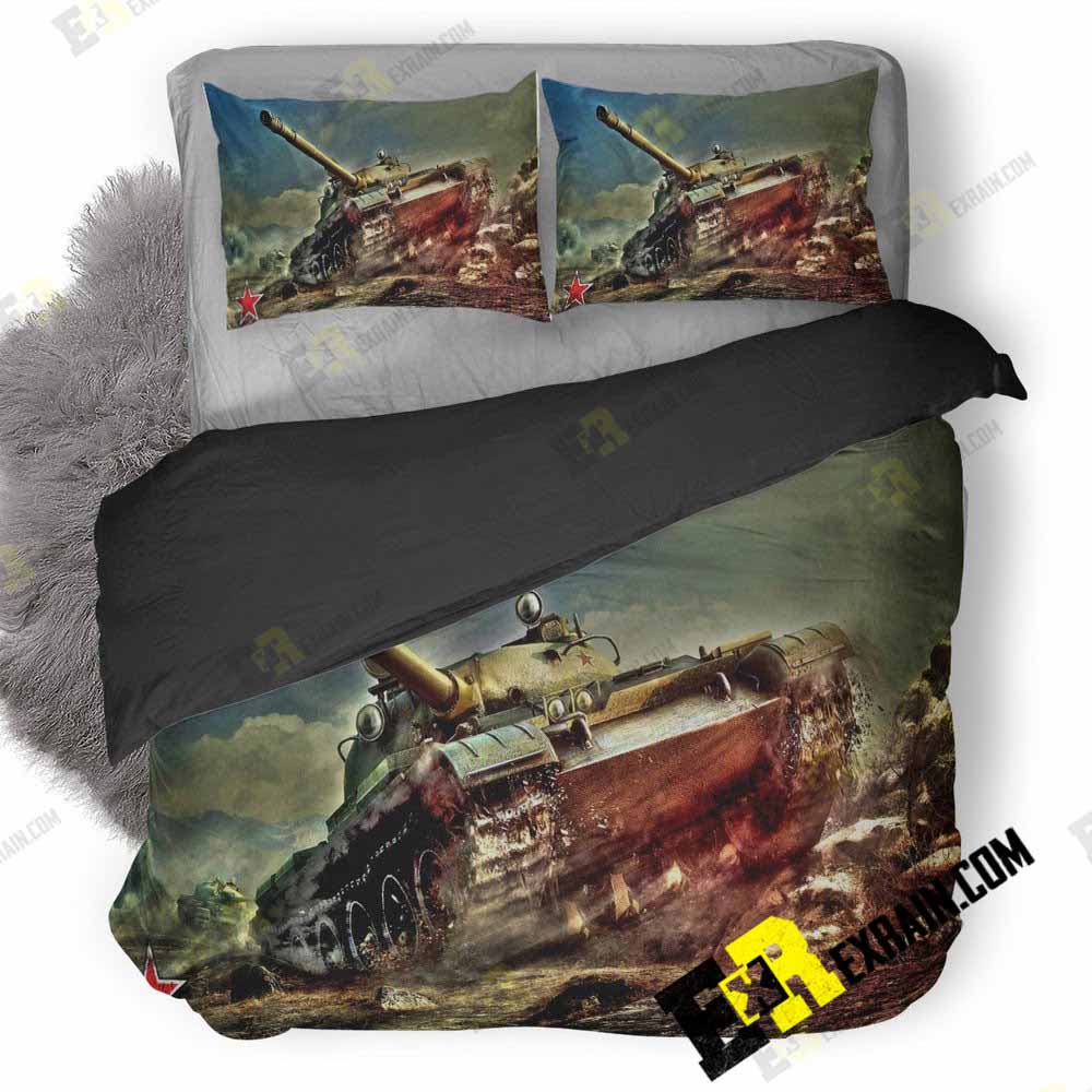 World Of Tanks 3D Customized Duvet Cover Bedding Set