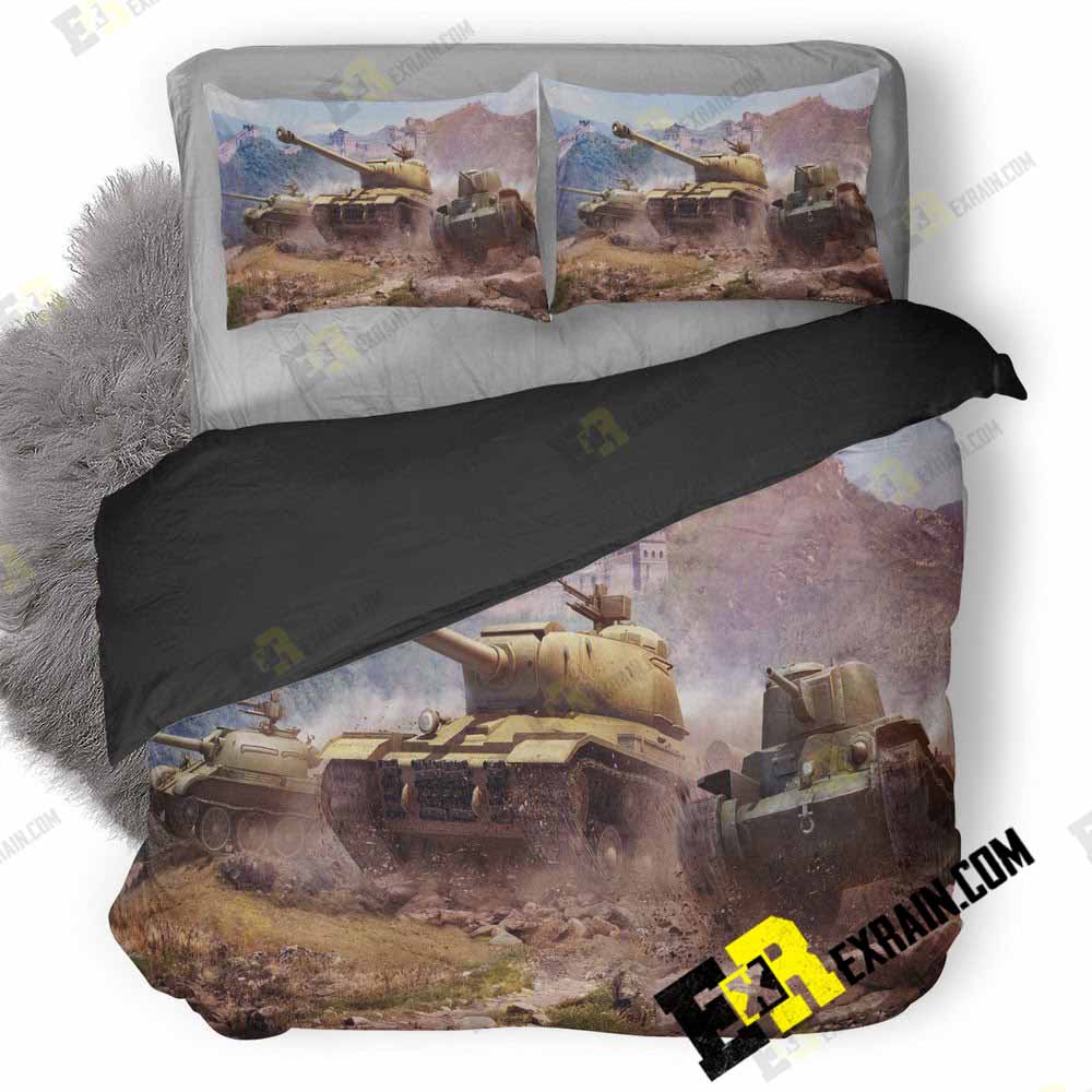 World Of Tanks Chinese Tanks 3D Customized Duvet Cover Bedding Set