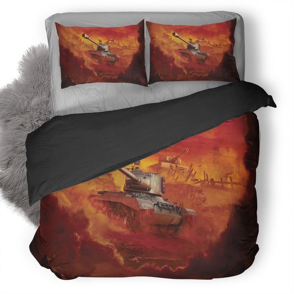 World Of Tanks Customized Duvet Cover Bedding Set