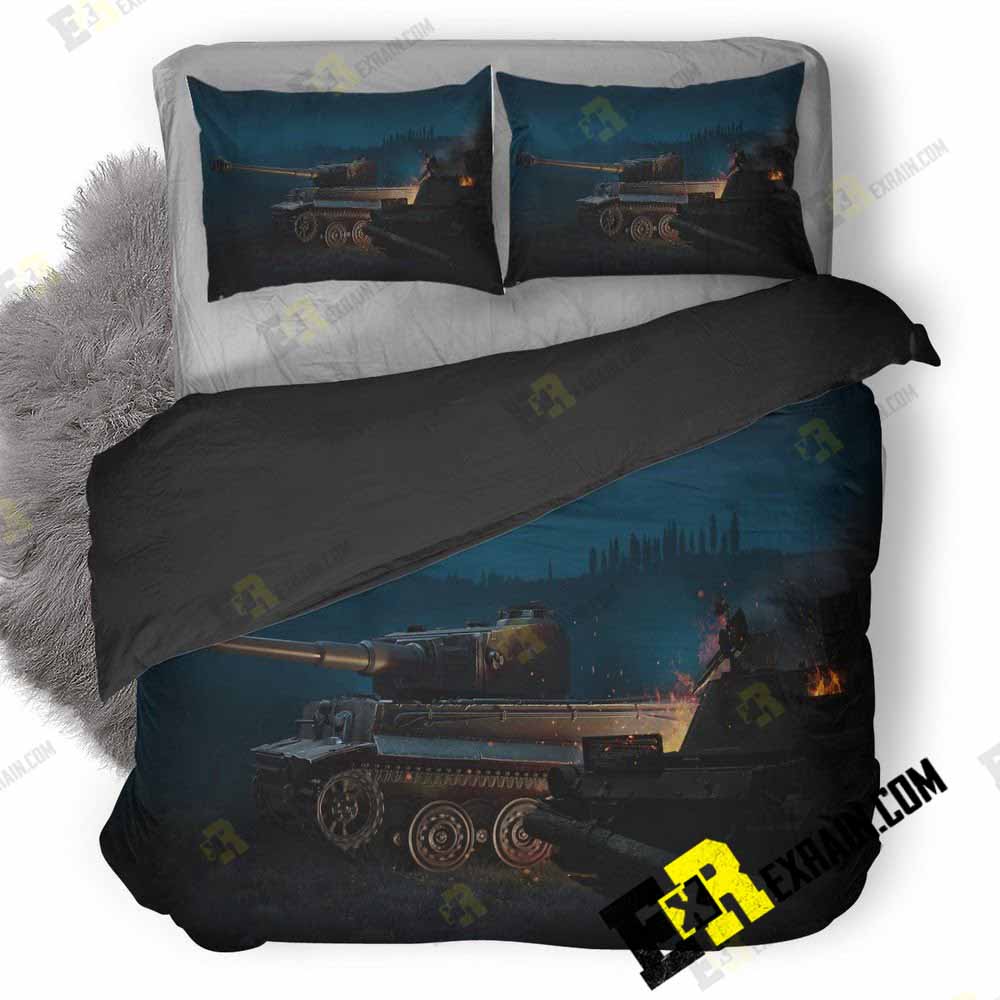 World Of Tanks Video Game Qhd 3D Customized Duvet Cover Bedding Set