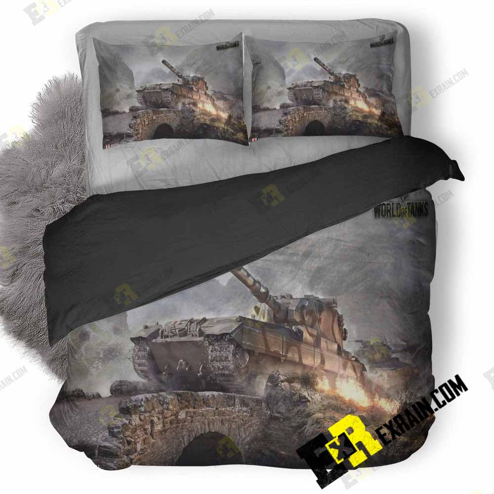 World Of Tanks Wide 3D Customized Duvet Cover Bedding Set