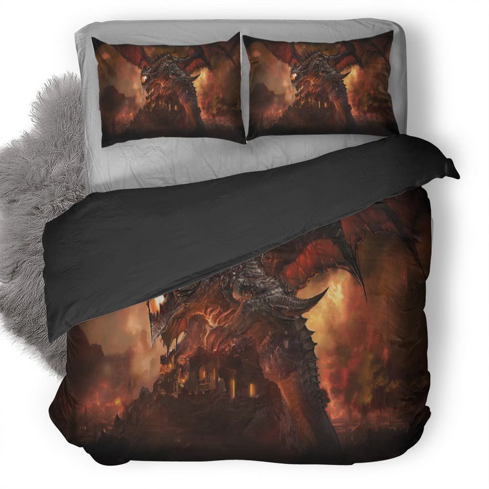 World Of Warcraft 10 3D Customized Duvet Cover Bedding Set
