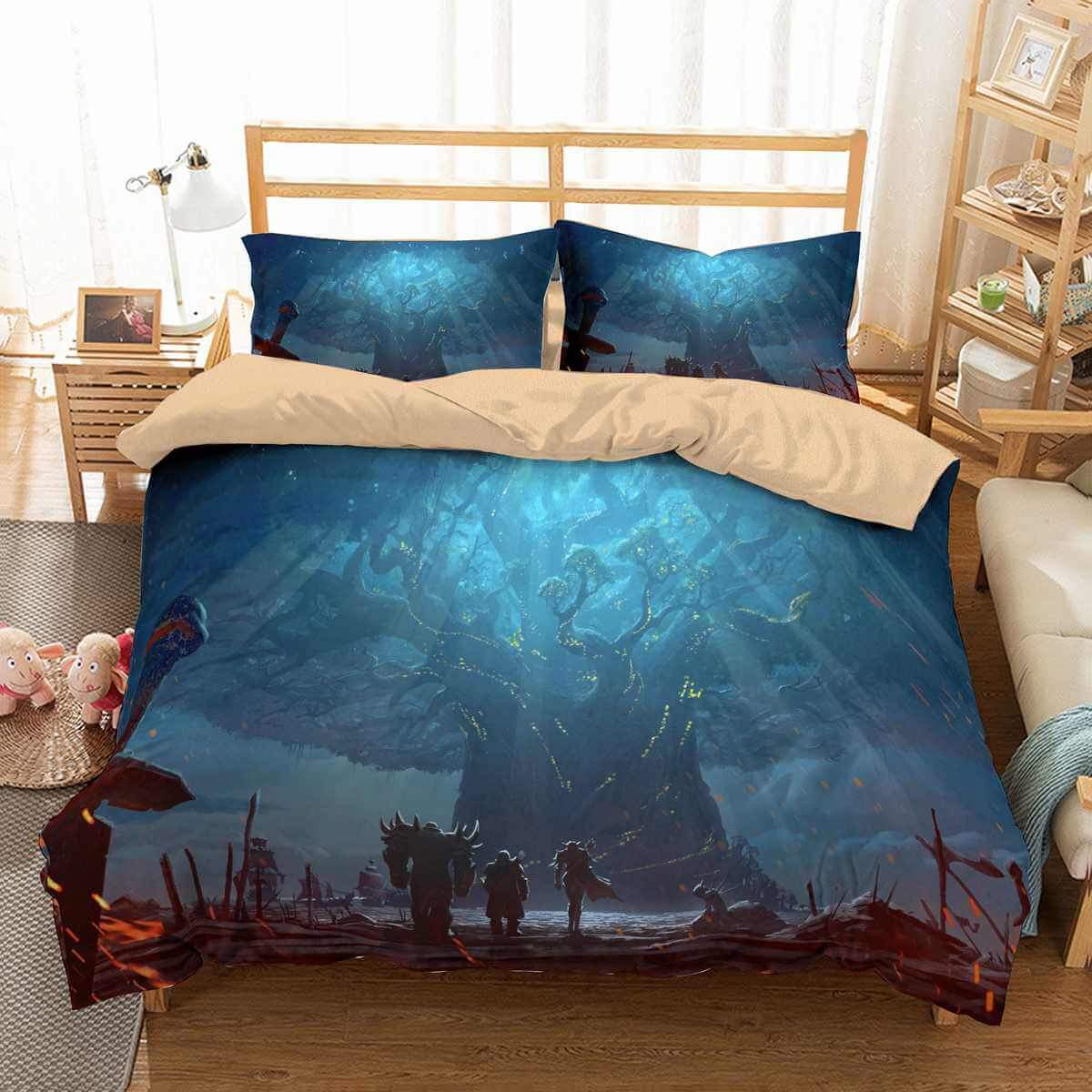 World Of Warcraft 3D Customized Duvet Cover Bedding Set