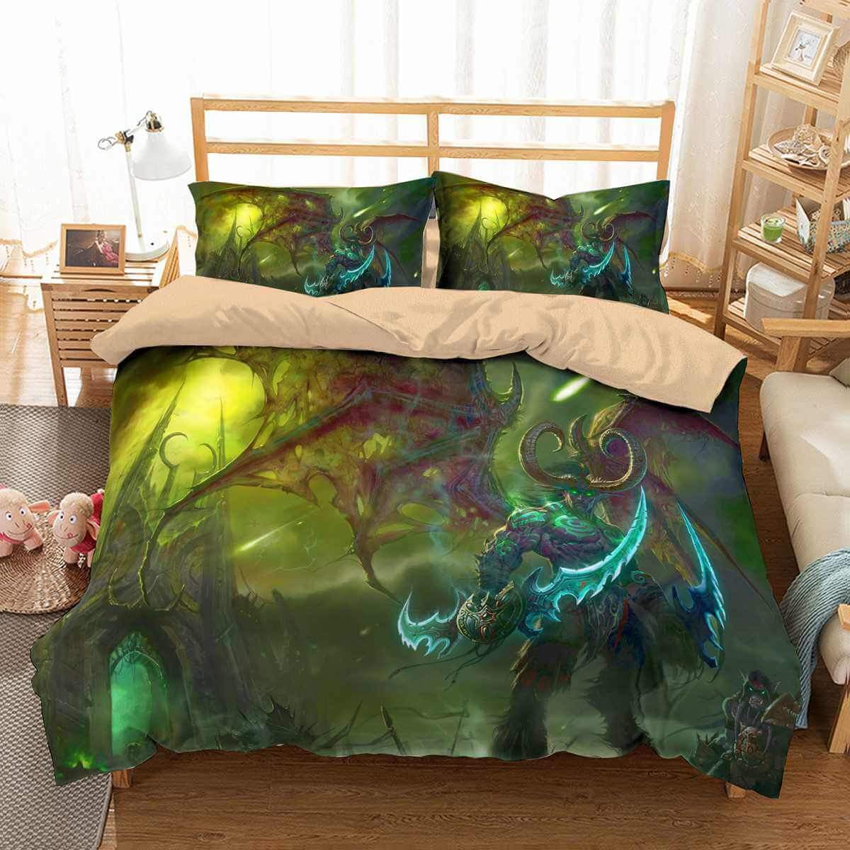 World Of Warcraft 3D Customized Duvet Cover Bedding Set