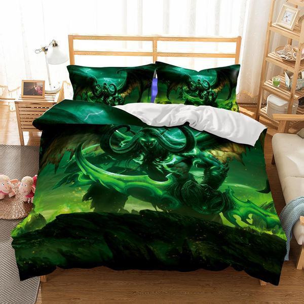World Of Warcraft 3D Customized Duvet Cover Bedding Set