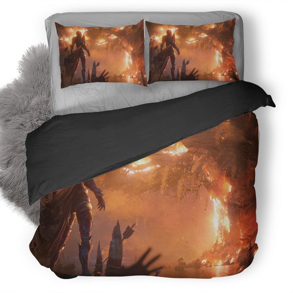 World Of Warcraft Battle For Azeroth 3D Customized Duvet Cover Bedding Set