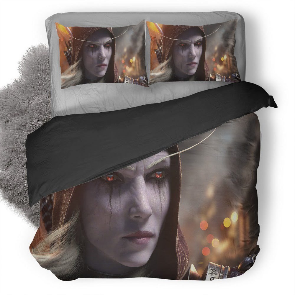 World Of Warcraft Darlady 3D Customized Duvet Cover Bedding Set