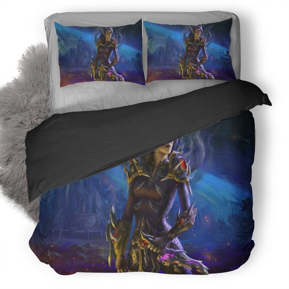 World Of Warcraft Senneria 3D Customized Duvet Cover Bedding Set