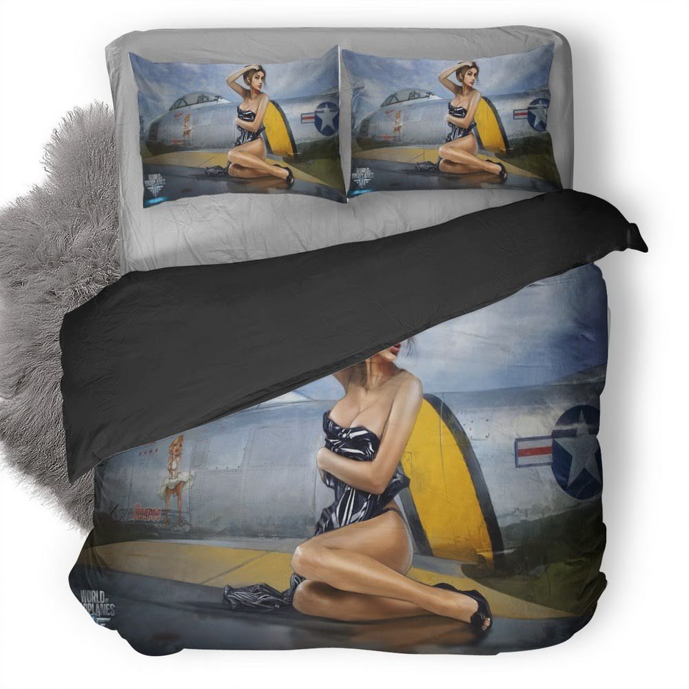 World Of Warplanes 3D Customized Duvet Cover Bedding Set