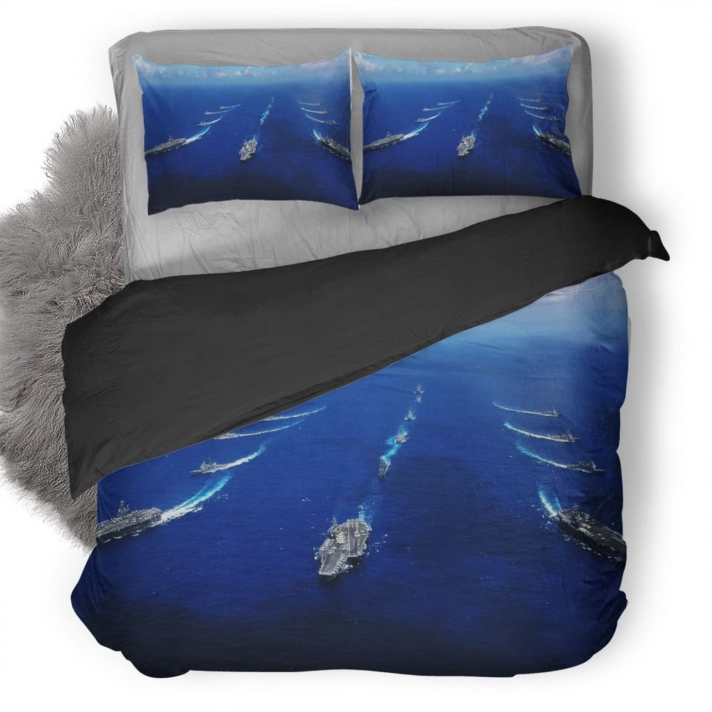 World Of Warships 3D Customized Duvet Cover Bedding Set