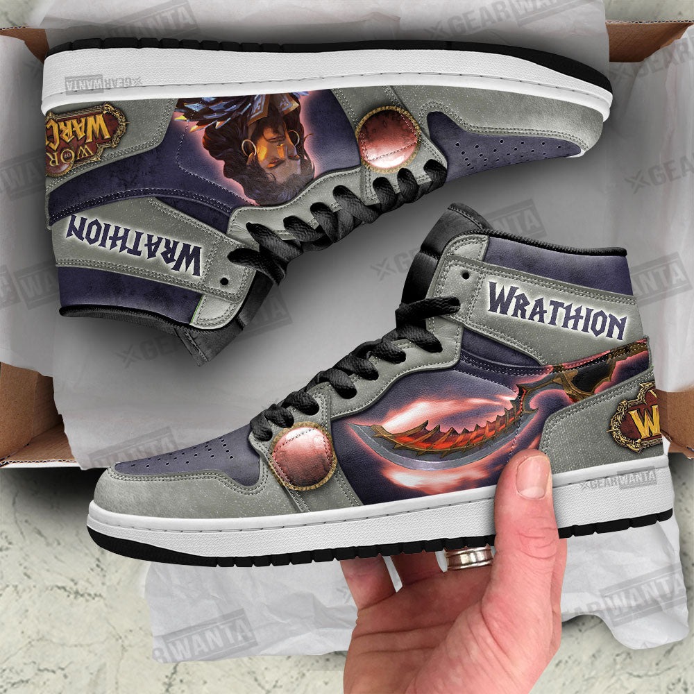 Wrathion World of Warcraft JD Sneakers Shoes For Fans, Air Jordan Hightop