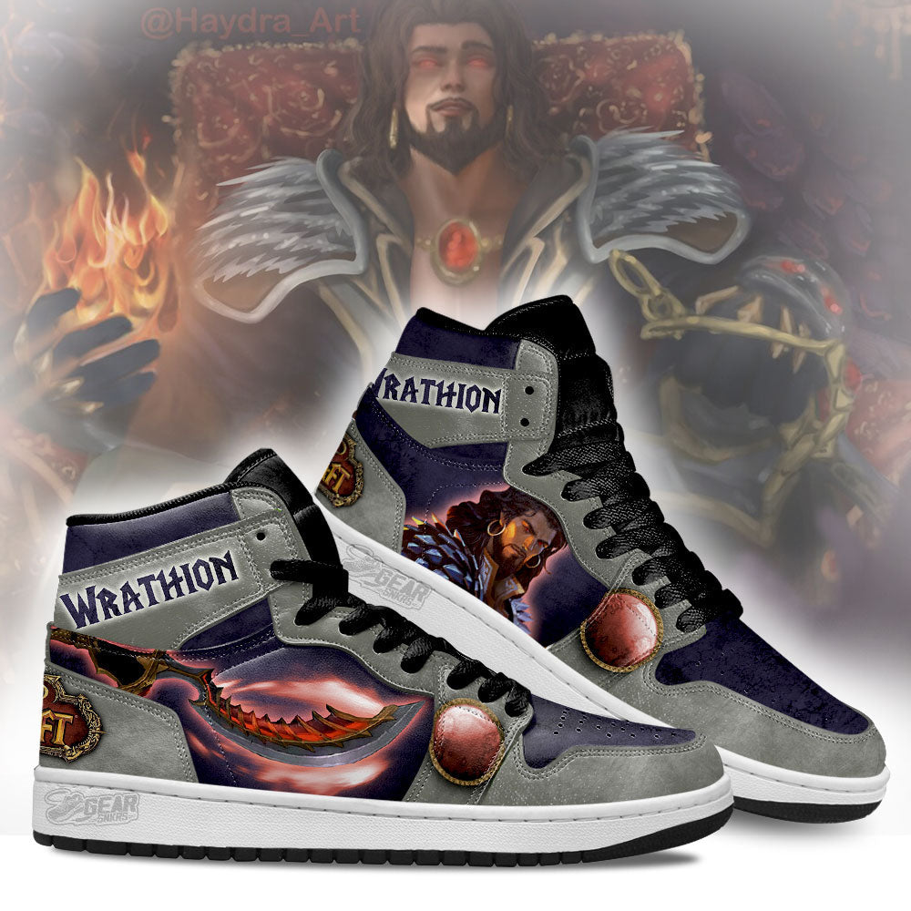 Wrathion World of Warcraft JD Sneakers Shoes For Fans, Air Jordan Hightop