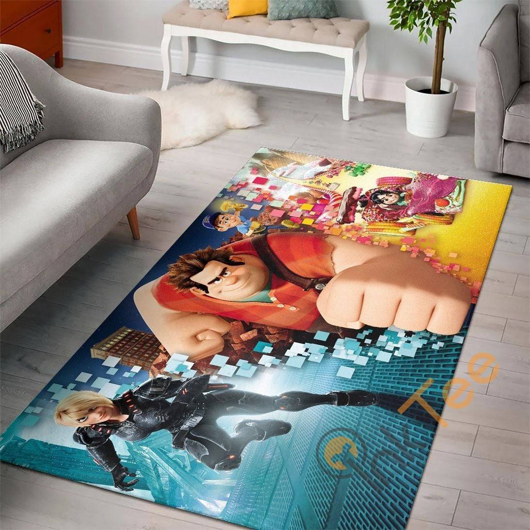Wreck-it Ralph Disney Movies Custom Children Room Decoration Floor Decor Rectangle Rug
