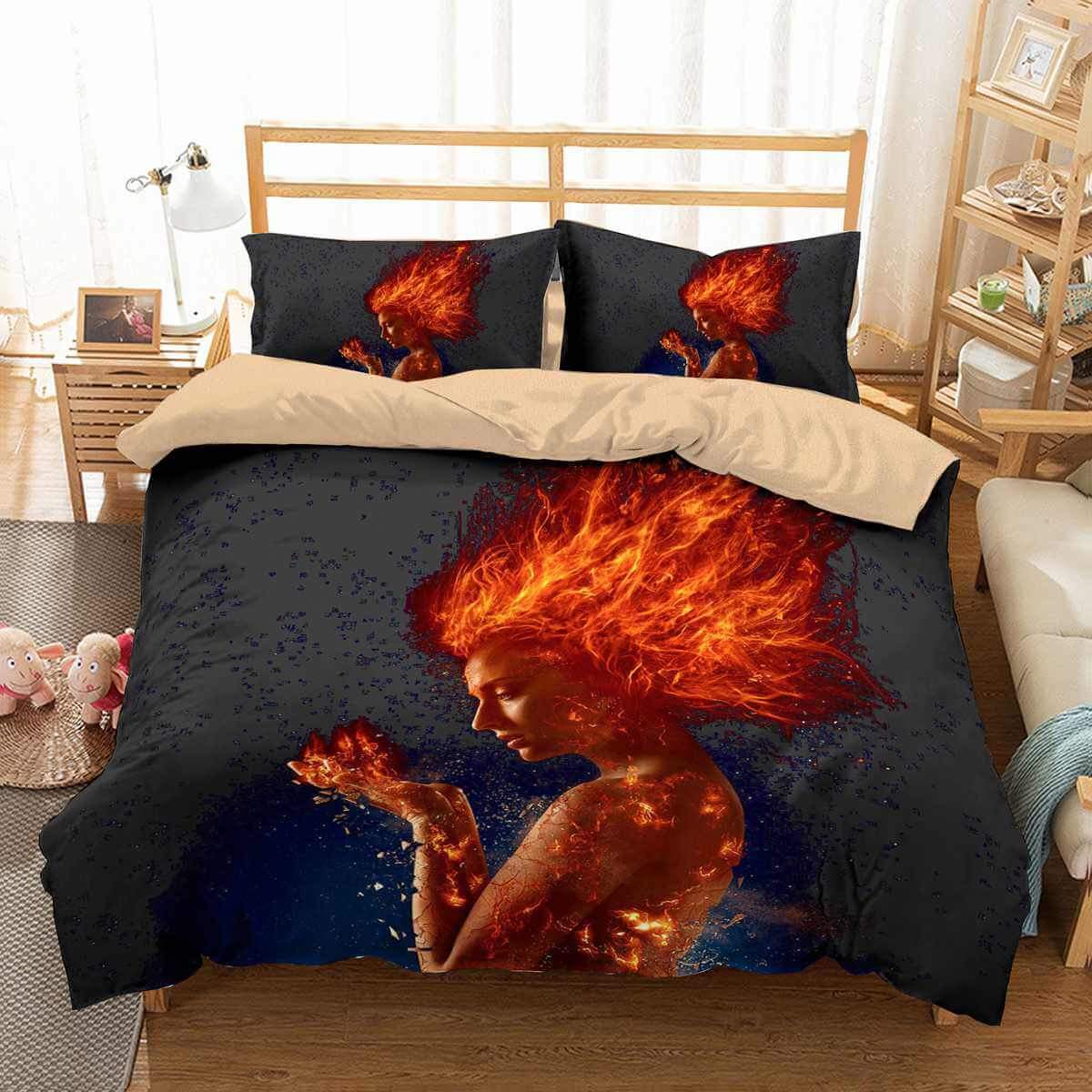 X-Men Dark Phoenix 3D Customized Duvet Cover Bedding Set